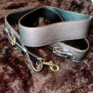 Coach Bag Strap Metallic